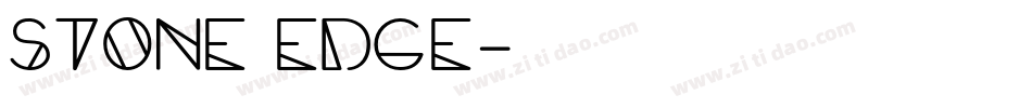 Stone Edge字体转换